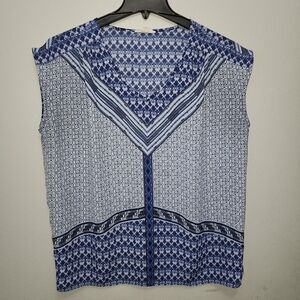 Artisan NY women's tank top size M blue